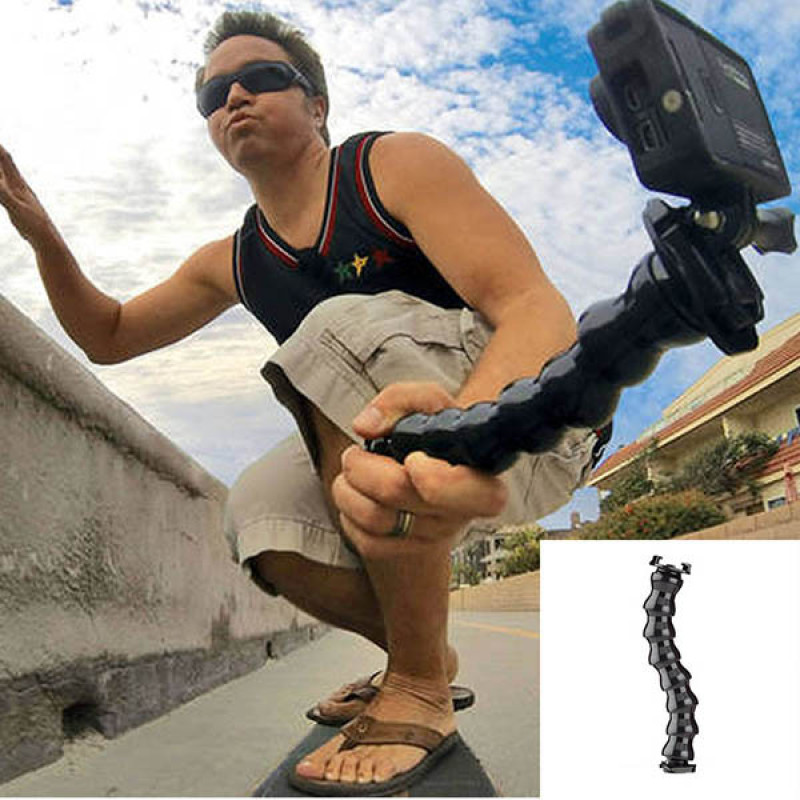 پایه نگهدارنده دوربین مدل Gooseneck Clamp مناسب برای دوربین ورزشی گوپرو