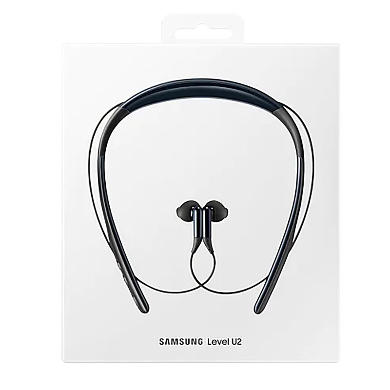هدفون بلوتوثی گردنی سامسونگ مدل Level U2 بدون قابلیت نویز کنسلینگ، درگاه شارژ USB Type-C، دارای میکروفون داخلی با کیفیت HD، مقاوم در برابر رطوبت و عرق