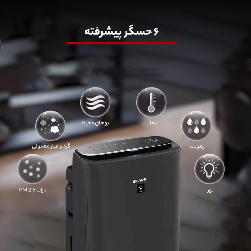 دستگاه تصفیه کننده هوا شارپ مدل KI-N50SA-H