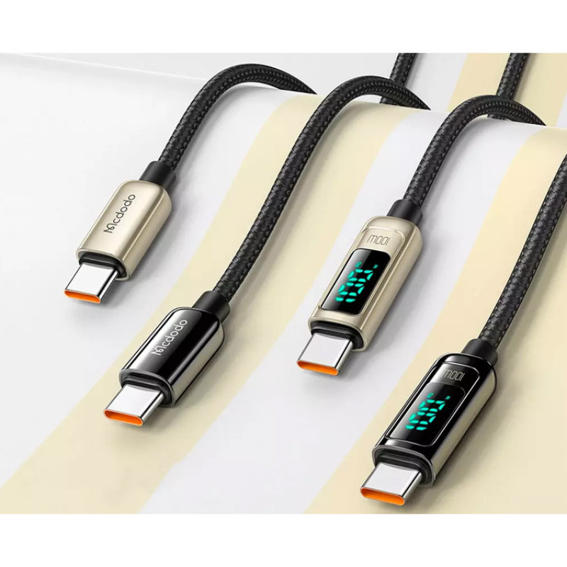 کابل USB-C مک دودو مدل Digital Pro 100W PD Fast Charge طول 1.2 متر