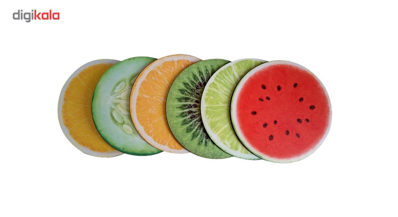 زیرلیوانی ژیوار طرح Fruits