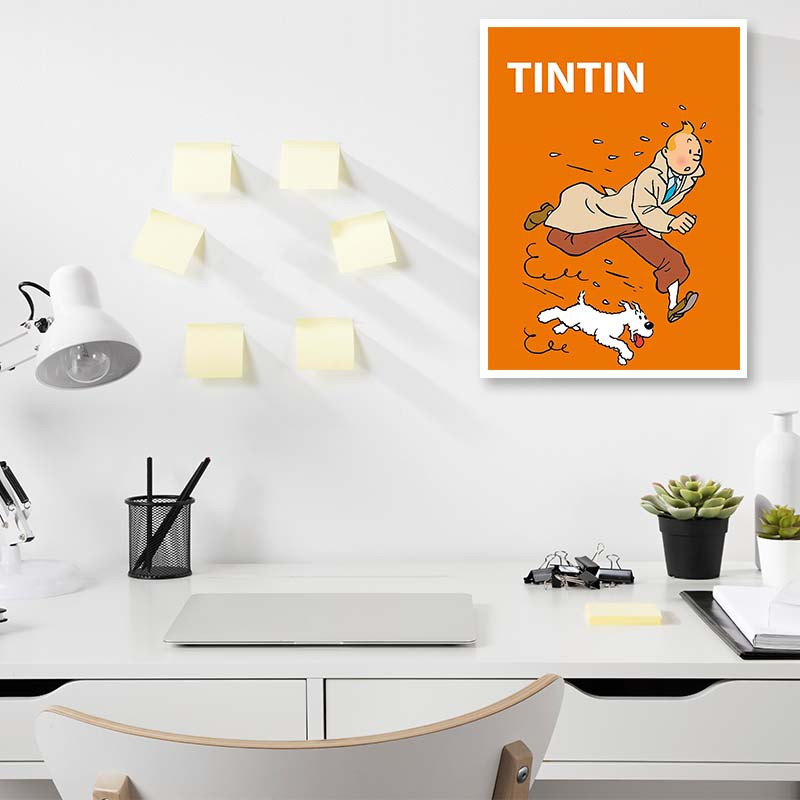 پوستر کارنيکا طرح ماجراهای تن‌تن tin tin کد 30389 مجموعه 8 عددی