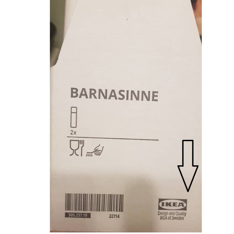 فلفل ساب و نمک ساب ایکیا مدل BARNASINNE بسته 2 عددی