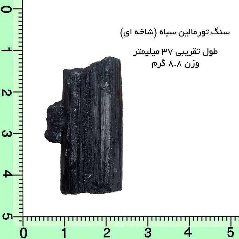 سنگ راف مدل شاخه تورمالین کد RTM-TOR-88