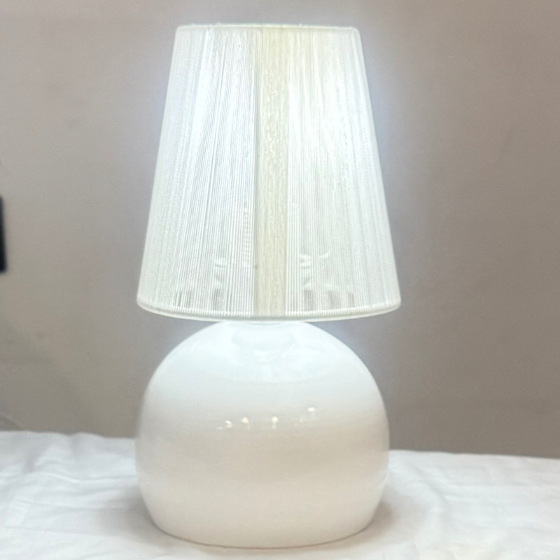آباژور رومیزی نورهام مدل مکرومه نخی NHM-NAHAL-MKR15