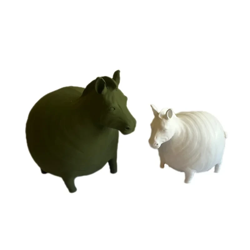 مجسمه مدل گورخر تپلی مجموعه ۲ عددی
