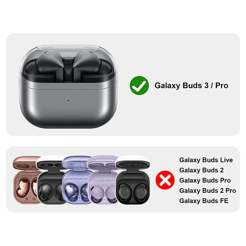 کاور مسیر مدل Silicone مناسب برای کیس هدفون بی سیم سامسونگ Galaxy Buds 3  3 Pro