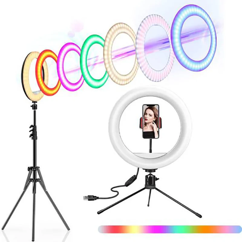 رینگ لایت مدل LJJ-30RGB