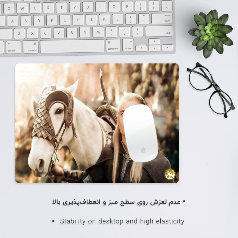 ماوس پد هومرو مدل A7869 طرح ارباب حلقه ها