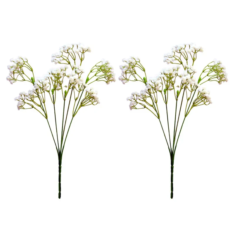 گل مصنوعی بوته عروس بسته 2 عددی، ابعاد 15×15×35 سانتی‌متر، وزن 40 گرم