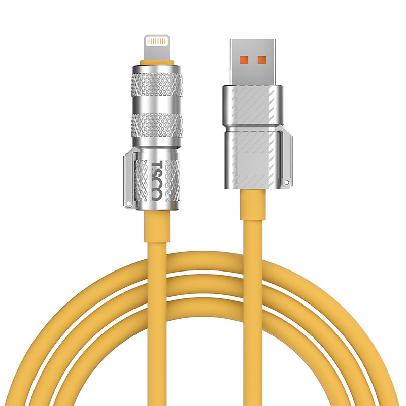 کابل تبدیل USBUSB-C به لایتنینگUSB-C تسکو مدل GCA 240W طول 1.2 متر