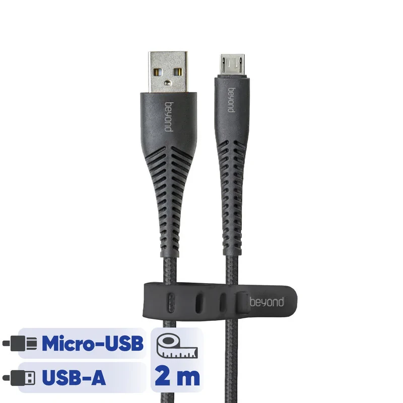 کابل تبدیل USB به MicroUSB بیاند مدل BUM-302 FAST CHARGE طول 2 متر