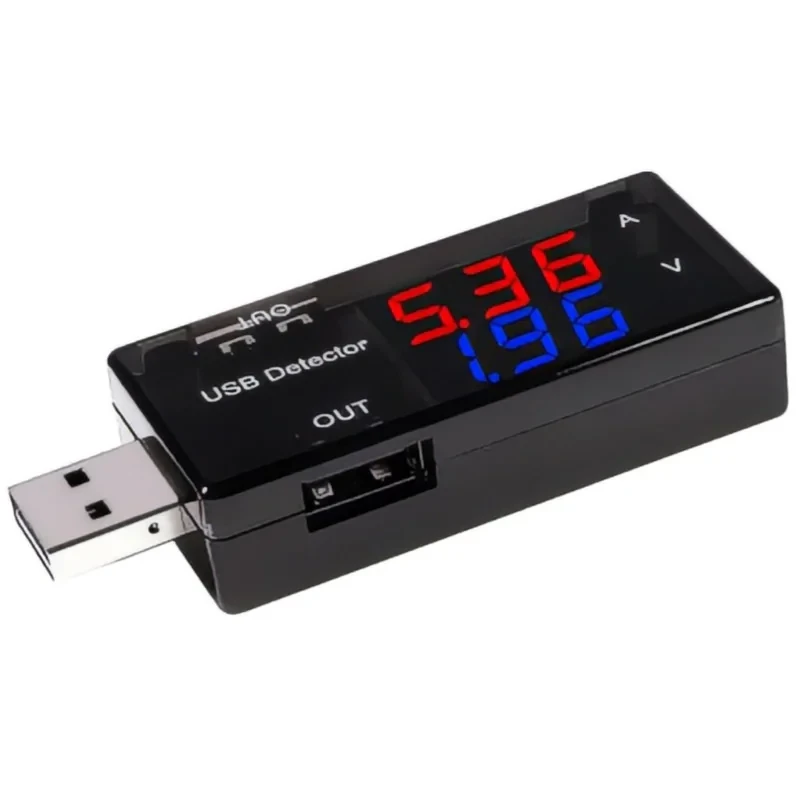 تستر USB و مانیتورینگ شارژ مدل دو خروجی