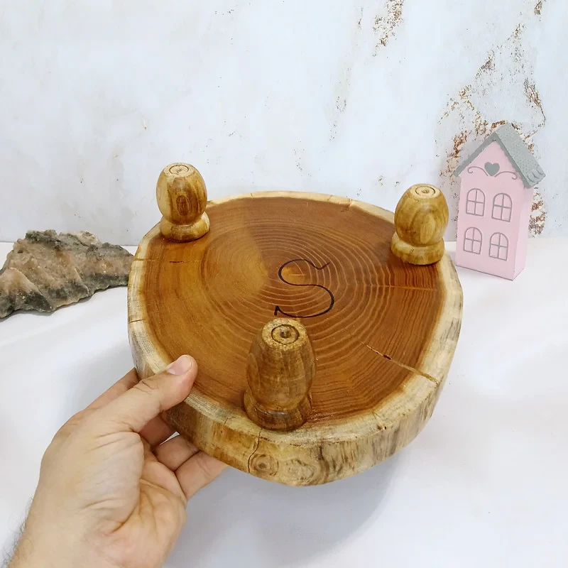 تخته سرو چوبی مدل پایه دار کد S101