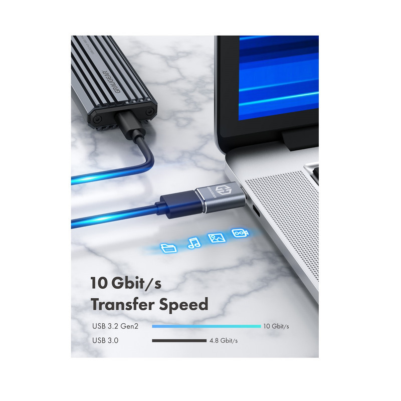 مبدل OTG تبدیل USB به USB-C ویکومن مدل VC7