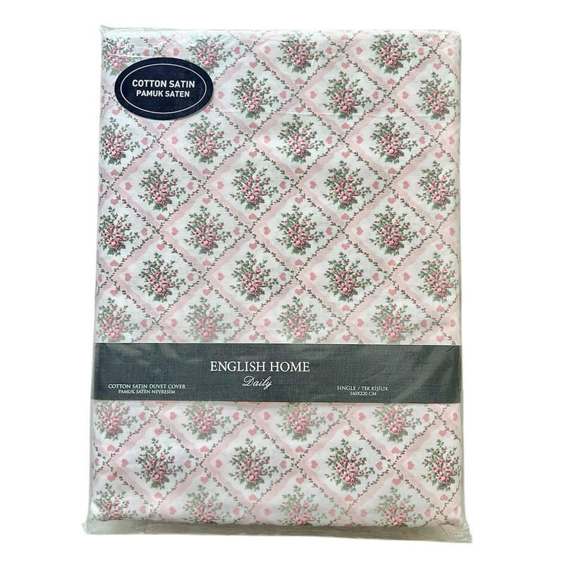 روکش لحاف ساتن پنبه انگلیش هوم مدل Lovely Bouquet دو نفره سایز 220x200 سانتی‌متر