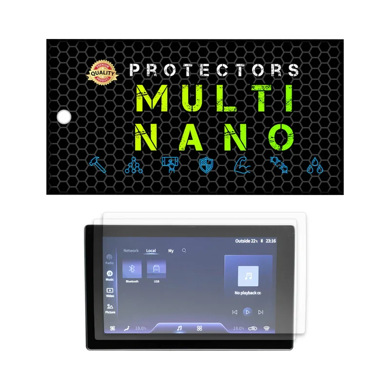 محافظ صفحه نمایش مانیتور خودرو مولتی نانو مدل X-S2M مناسب برای هونگچی E-QM5 Hybrid بسته دو عددی