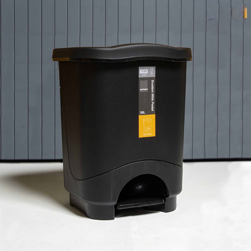 سطل زباله پدالی لیمون مدل HS035 گنجایش 35 لیتر