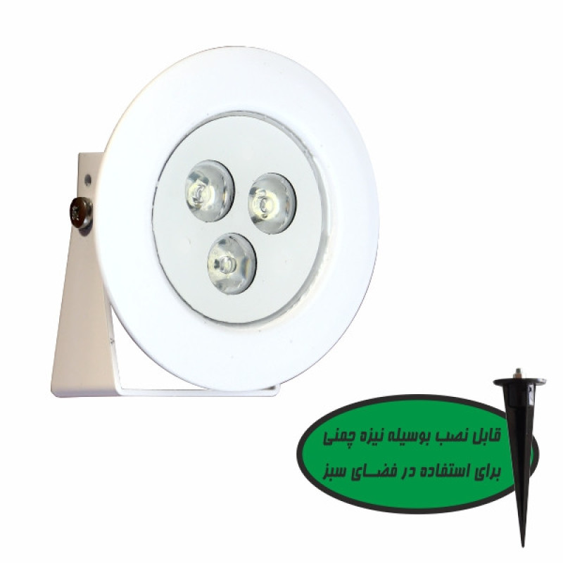 چراغ استخری 3 وات ایمکس مدل پایه دار کد 3REP