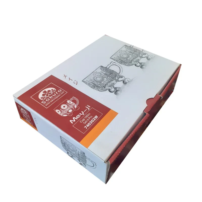 فنجان ساکورا مدل می جی 740302W بسته 6 عددی