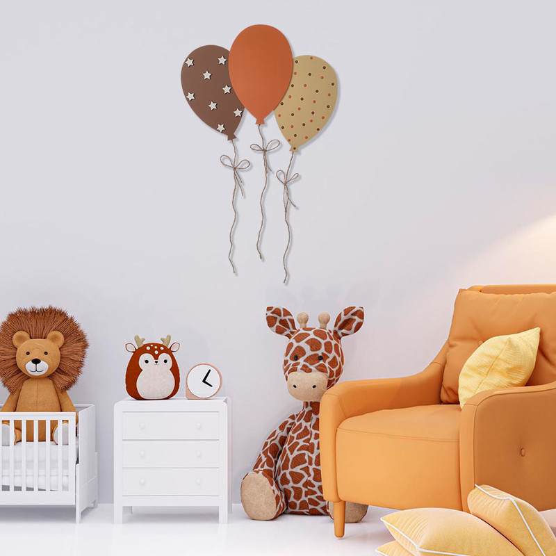 دیوار کوب اتاق کودک طرح بادکنک ها مدل MKids31-A