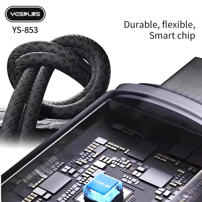 کابل تبدیل USB به USB-C یس پلاس مدل Fast charge 6A طول 1 متر