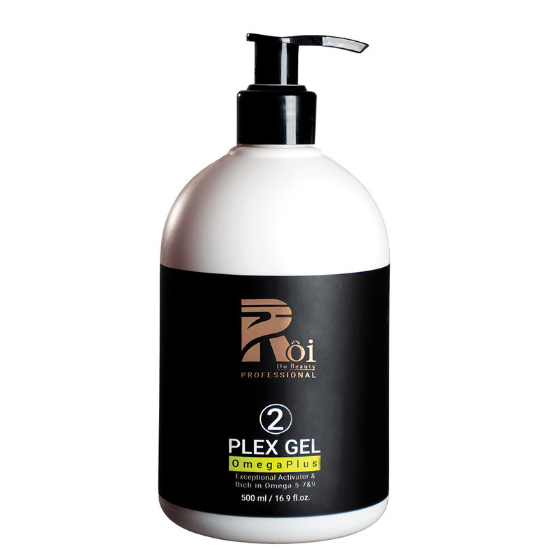 ماسک مو ترمیم کننده روآ دو بیوتی مدل  Plex Gel-2 مناسب برای موی رنگ شده و آسیب دیده حجم 500 میلی لیتر