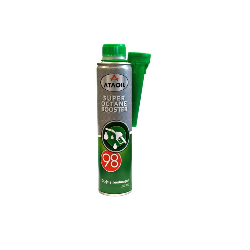 مکمل سوخت خودرو بنزینی آتا اویل مدل 98 سوپر متال حجم 330 میلی لیتر بسته 4 عددی