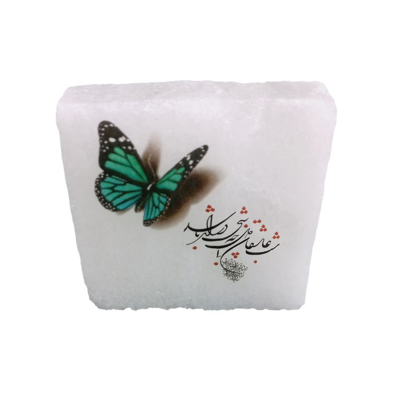 سنگ نمک دکوری مدل مربعی کد 08