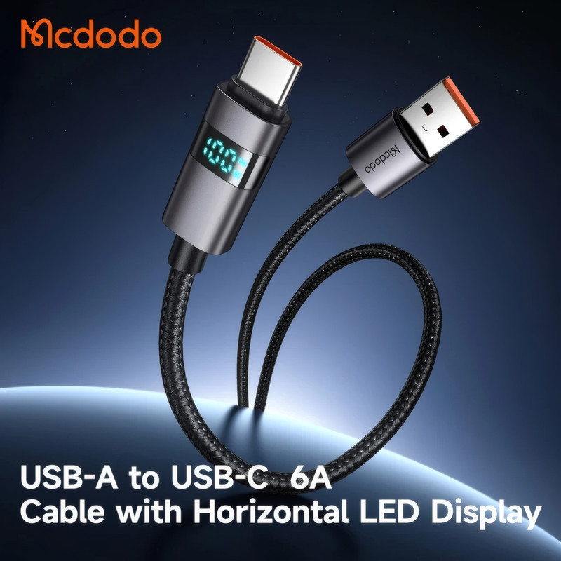 کابل تبدیل USB به USB-C مک دودو مدل CA-652 طول 1.2 متر