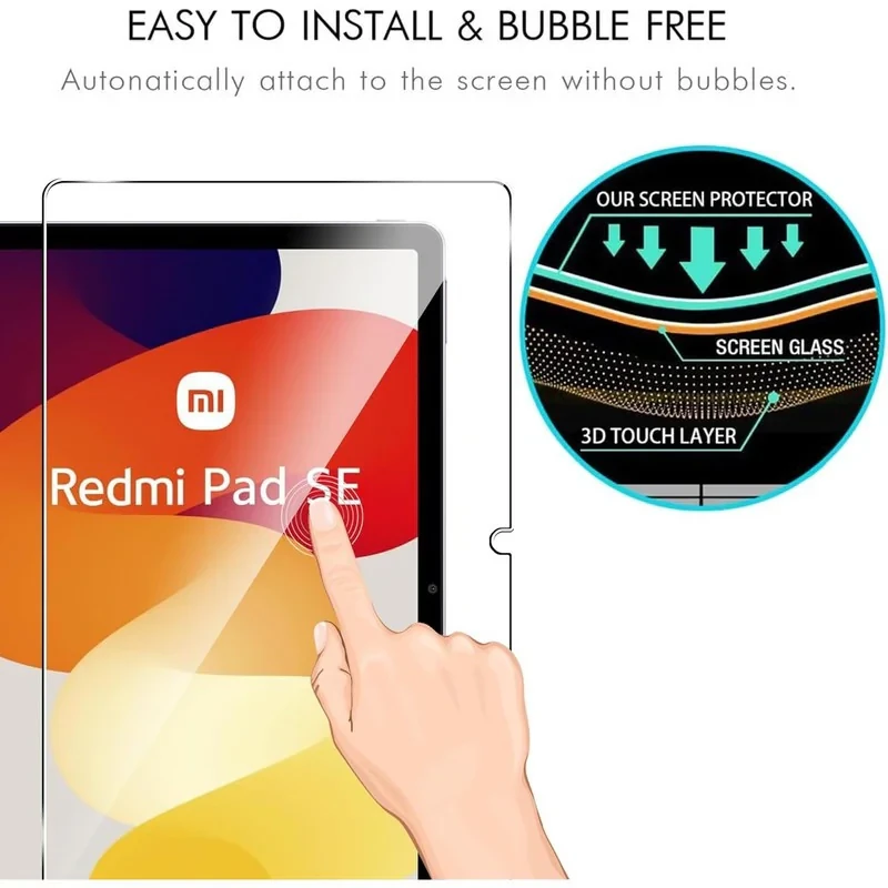 محافظ صفحه نمایش مدل TABS1 9H مناسب برای تبلت شیائومی  Redmi Pad SE 8.7