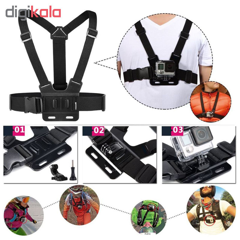 ماونت جلیقه‌ای مدل Chest Mount Harness مناسب برای GoPro EKEN