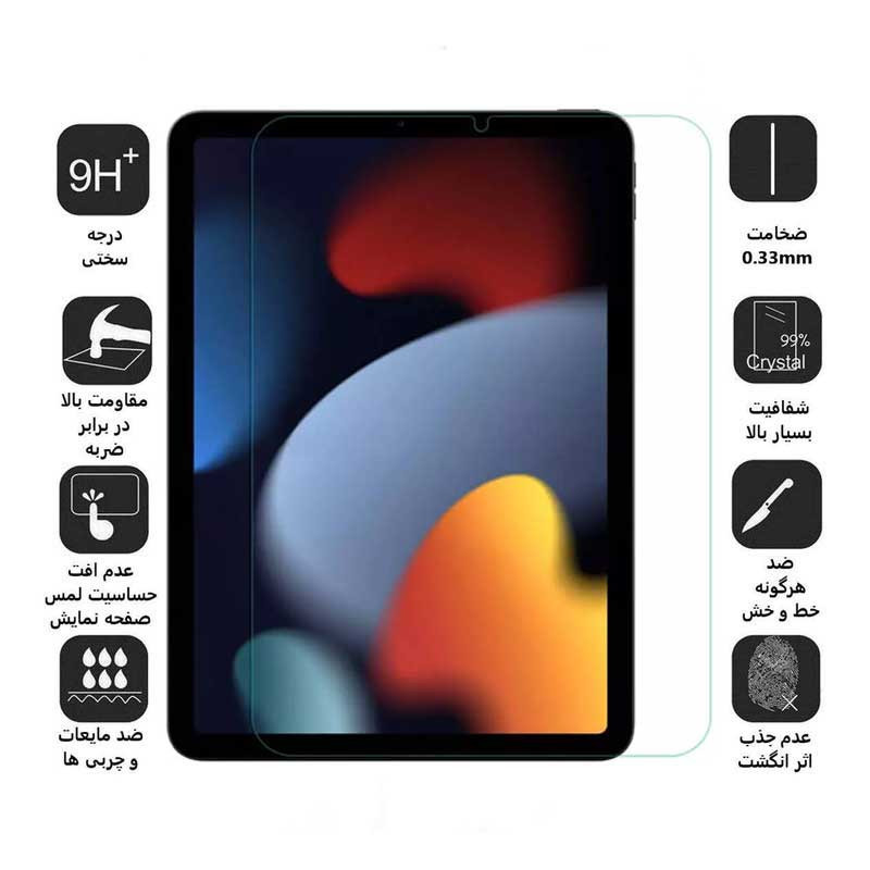 محافظ صفحه نمایش 5D اپیکوی مدل Super Power مناسب برای تبلت اپل iPad Mini 7  Mini 6