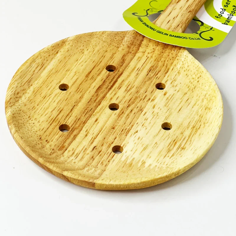 کفگیر مدل چوبی گرد Classic کد Sp19