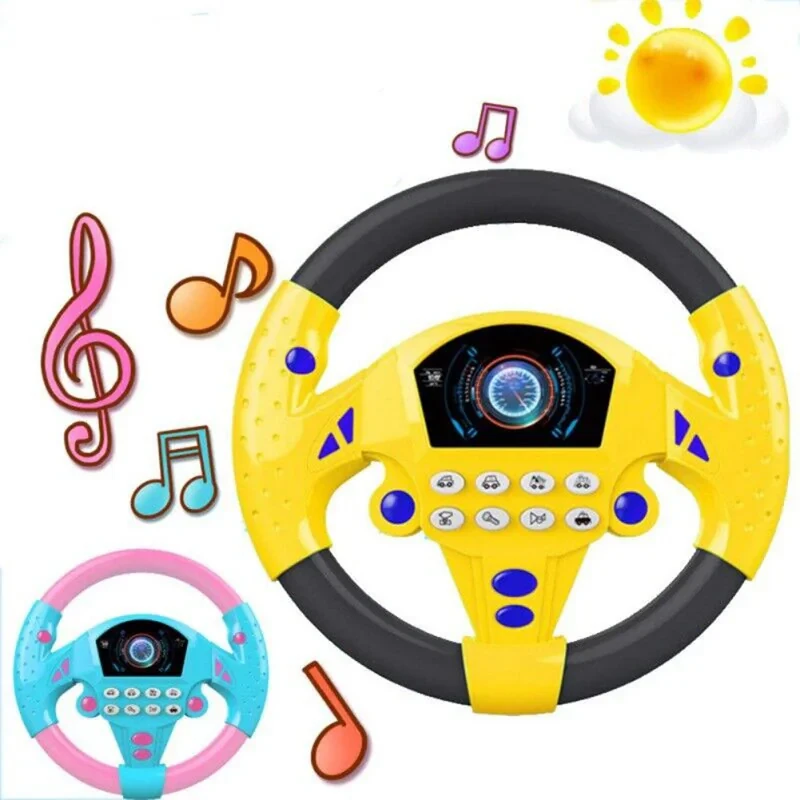 اسباب بازی ناب سل مدل فرمان ماشین داشبوردی موزیکال Musical steering wheel