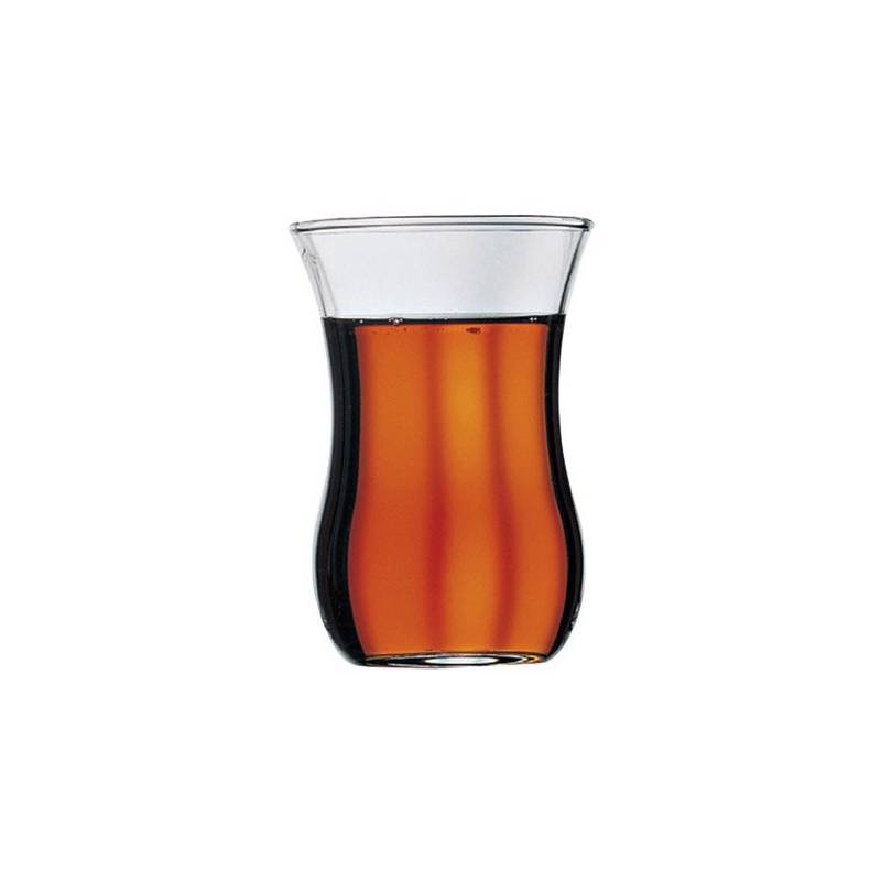استکان پاشاباغچه مدل کاهی کد DH84 بسته 6 عددی