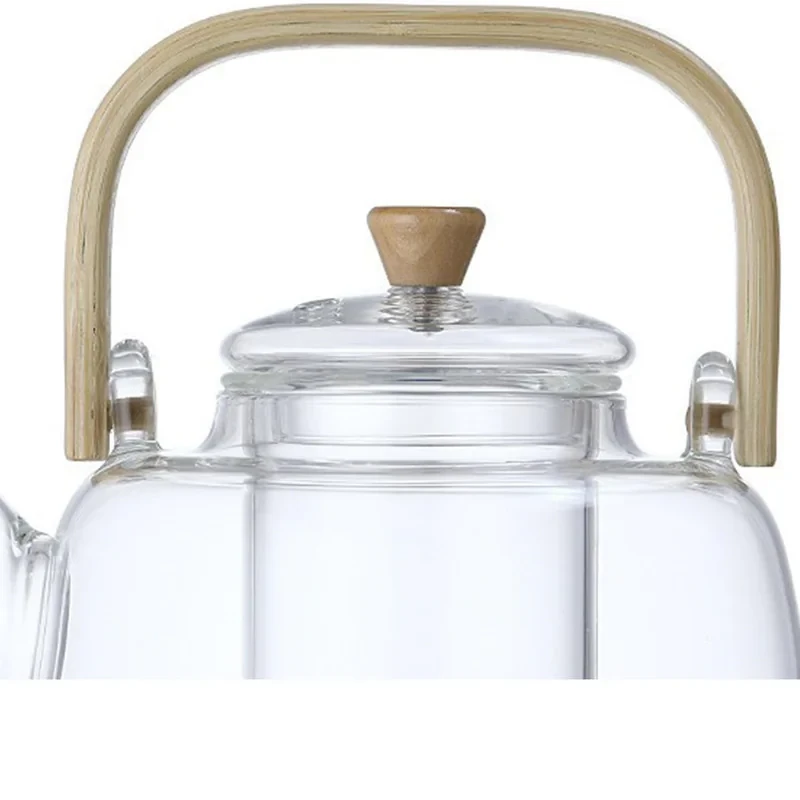 قوری مدل ویداستی دسته بامبو کد 1369n 800cc