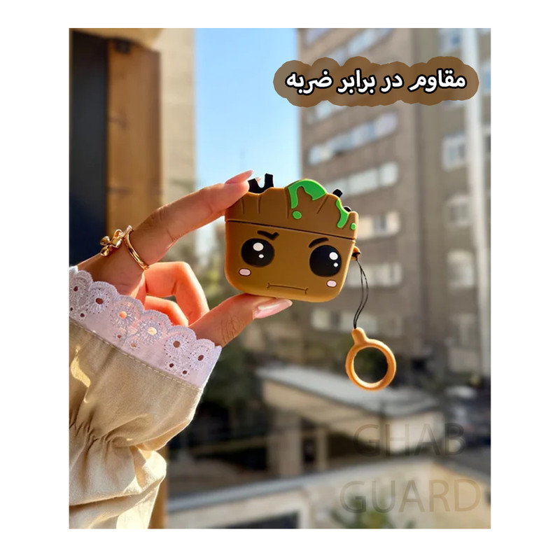 کاور قاب گارد مدل AIGR مناسب برای کیس اپل AirPods Pro  AirPods Pro 2