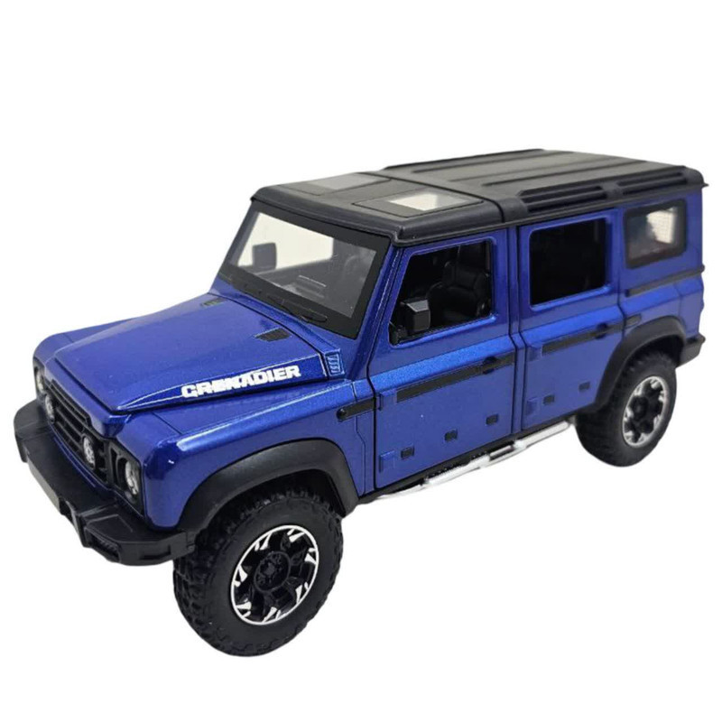 ماکت ماشین ناب سل مدل لندروور پاژن آفرود دودزا فلزی موزیکال چراغدار عقب کش کد Land Rover Offroad Pageant Smoked Metal Musical Lighted