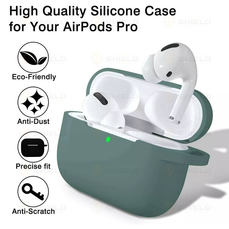 کاور آلتیمیت شیلد مدل Silicone UL مناسب برای کیس اپل AirPods Pro 3