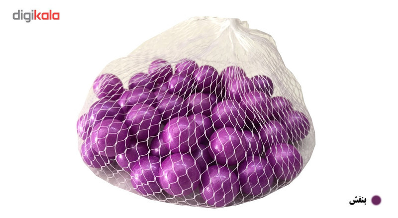 تیله گلدونه مدل لاکی بسته 50 عددی