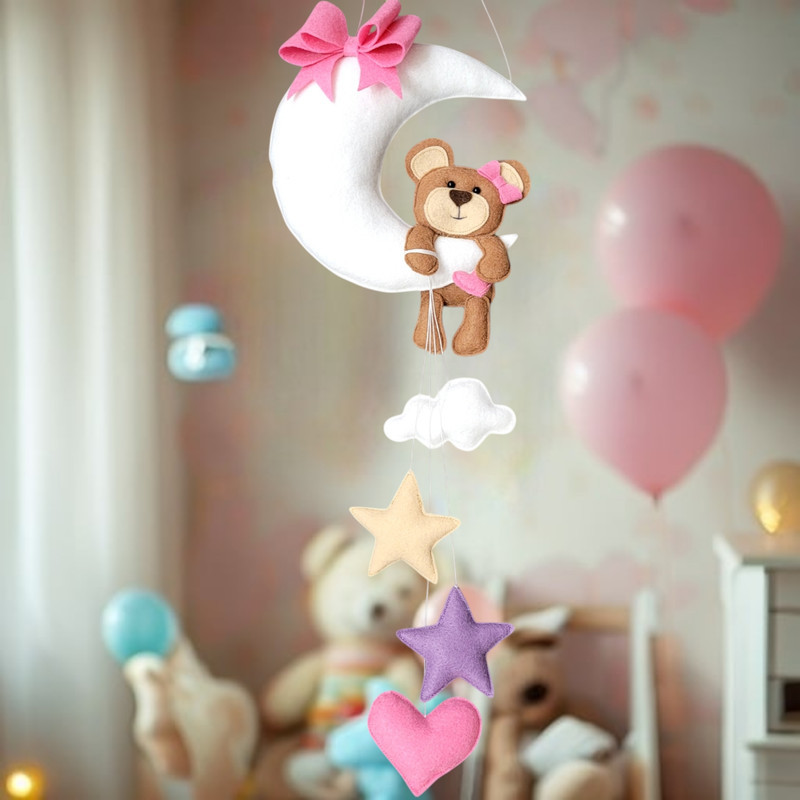 آویز تخت کودک ریماز مدل خرسی بازیگوش