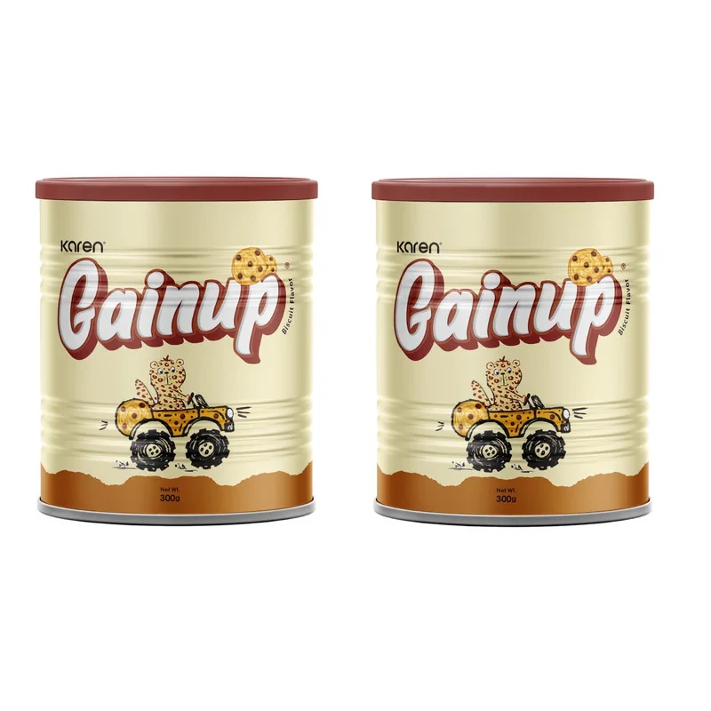پودر گین آپ کودکان با طعم بیسکوئیت کارن - 300 گرم بسته 2 عددی