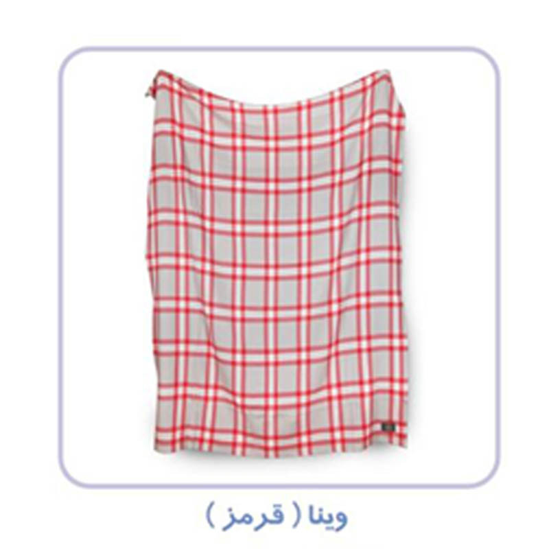 پتو مسافرتی برق لامع مدل وینا مخمل سایز 150*200 سانتی متر