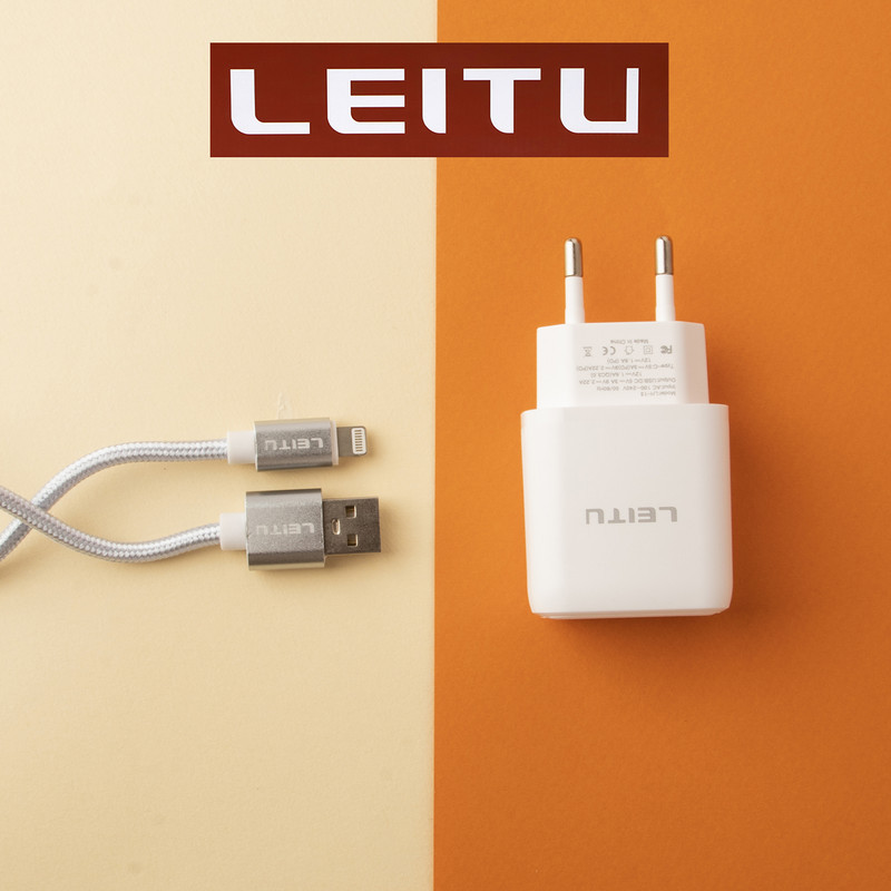 شارژر دیواری لیتو مدل  LH-13 20W به همراه کابل تبدیل لایتنینگ
