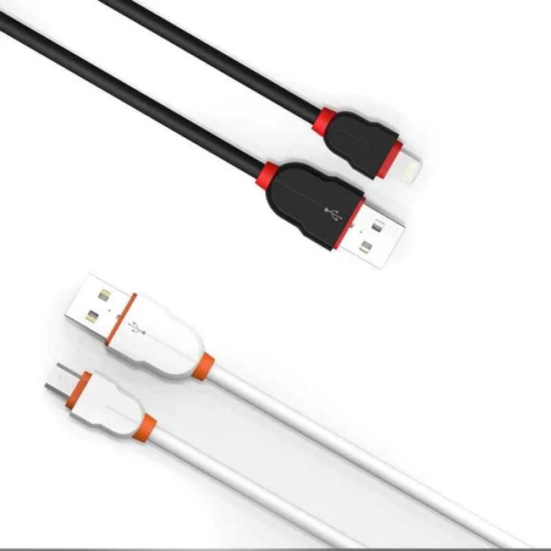 کابل تبدیل USB به microUSB الدینیو مدل LS02 طول 2 متر