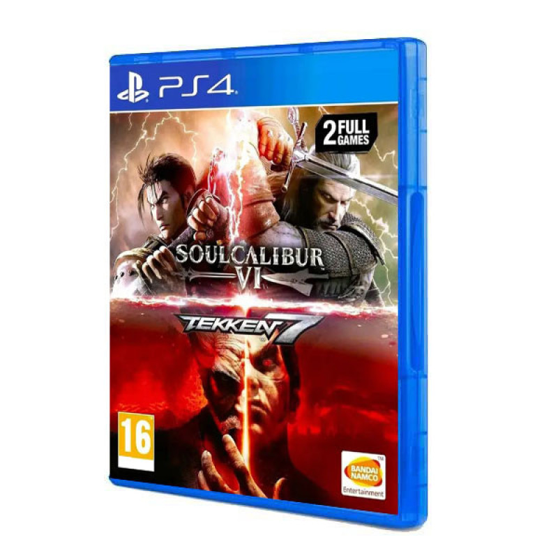 بازی Soul Calibur VI & Tekken 7 نسخه دیسک بلوری مخصوص PS4