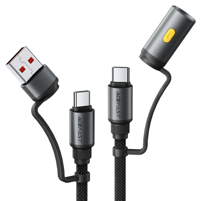 کابل تبدیل USBUSB-C به USB-C ایس فست مدل J5 طول 1.2 متر