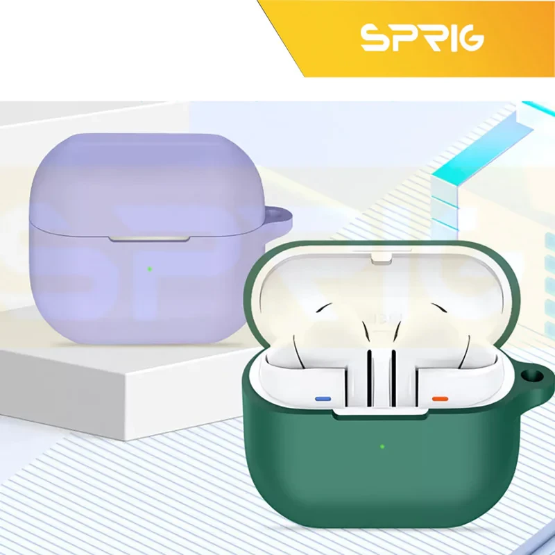 کاور اسپریگ مدل Silicon-SP مناسب برای کیس هدفون بی سیم سامسونگ Galaxy Buds 3  3 Pro