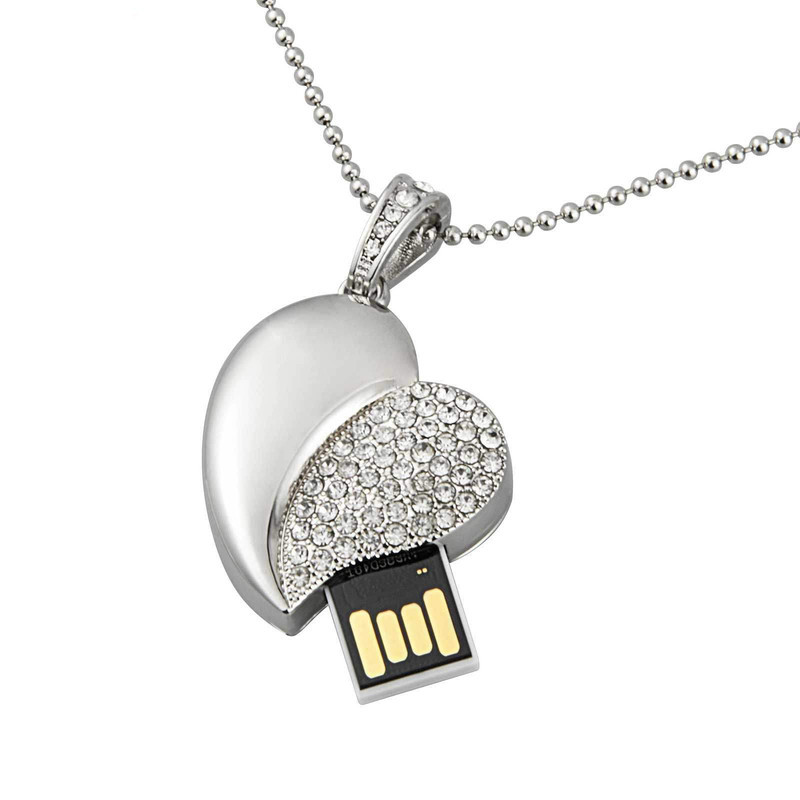 فلش مموری Usb 2.0 اولتیتا  مدل قلب کج ظرفیت 128 گیگابایت